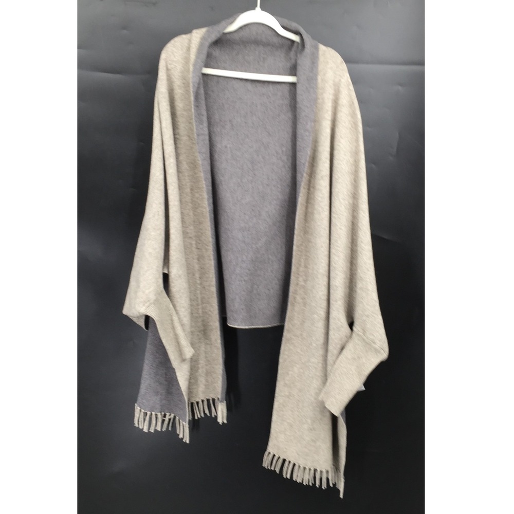 SERAPHINE Two-Tone Luxury Nursing Shawl Wrap blanket Sweater OS maternity cozy